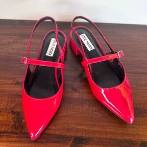 Steve Madden Red Flats